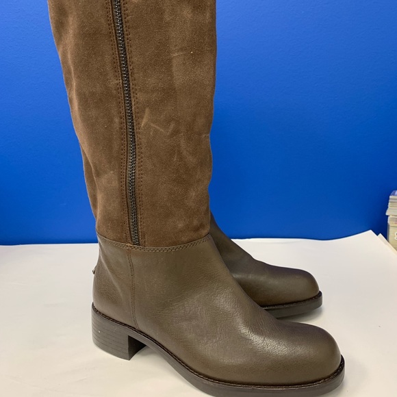 COACH BAILEY Ladies Brown Leather Mid Calf Boots Sz 8B - Picture 6 of 7